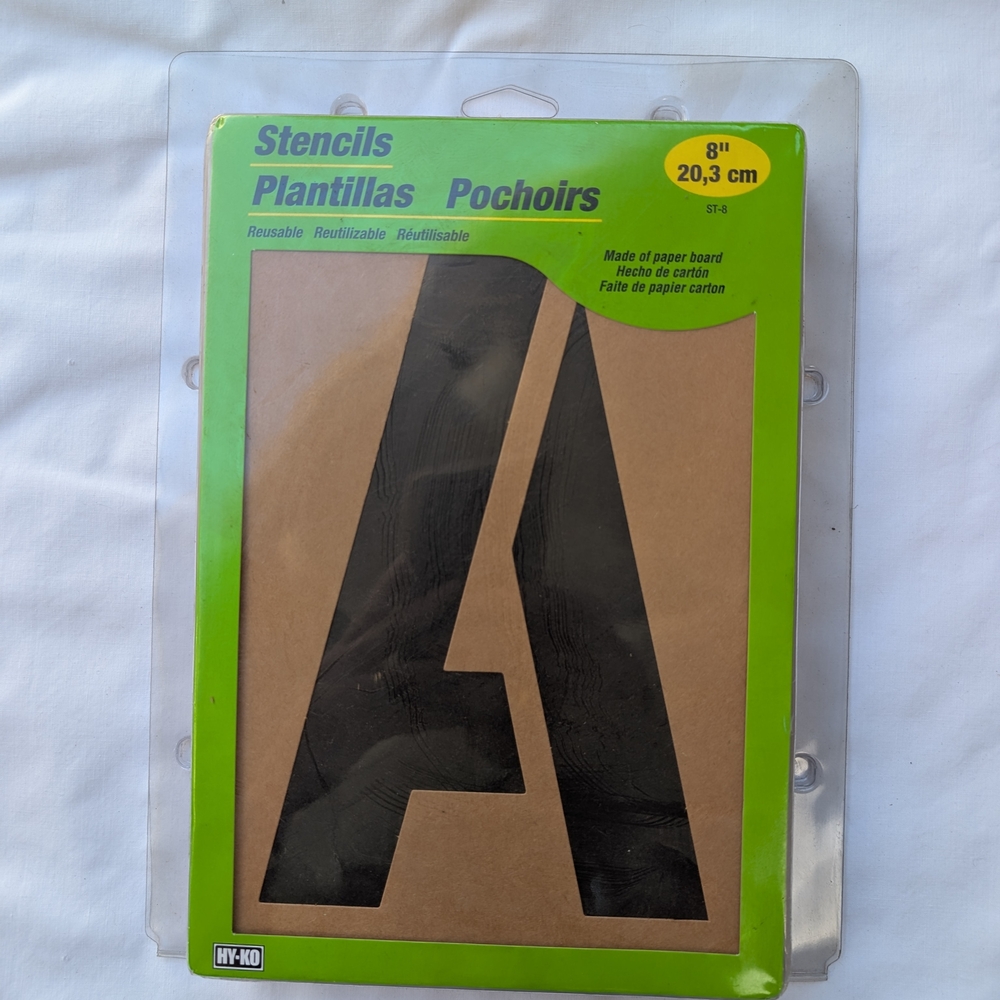 Large Letter A Stencil